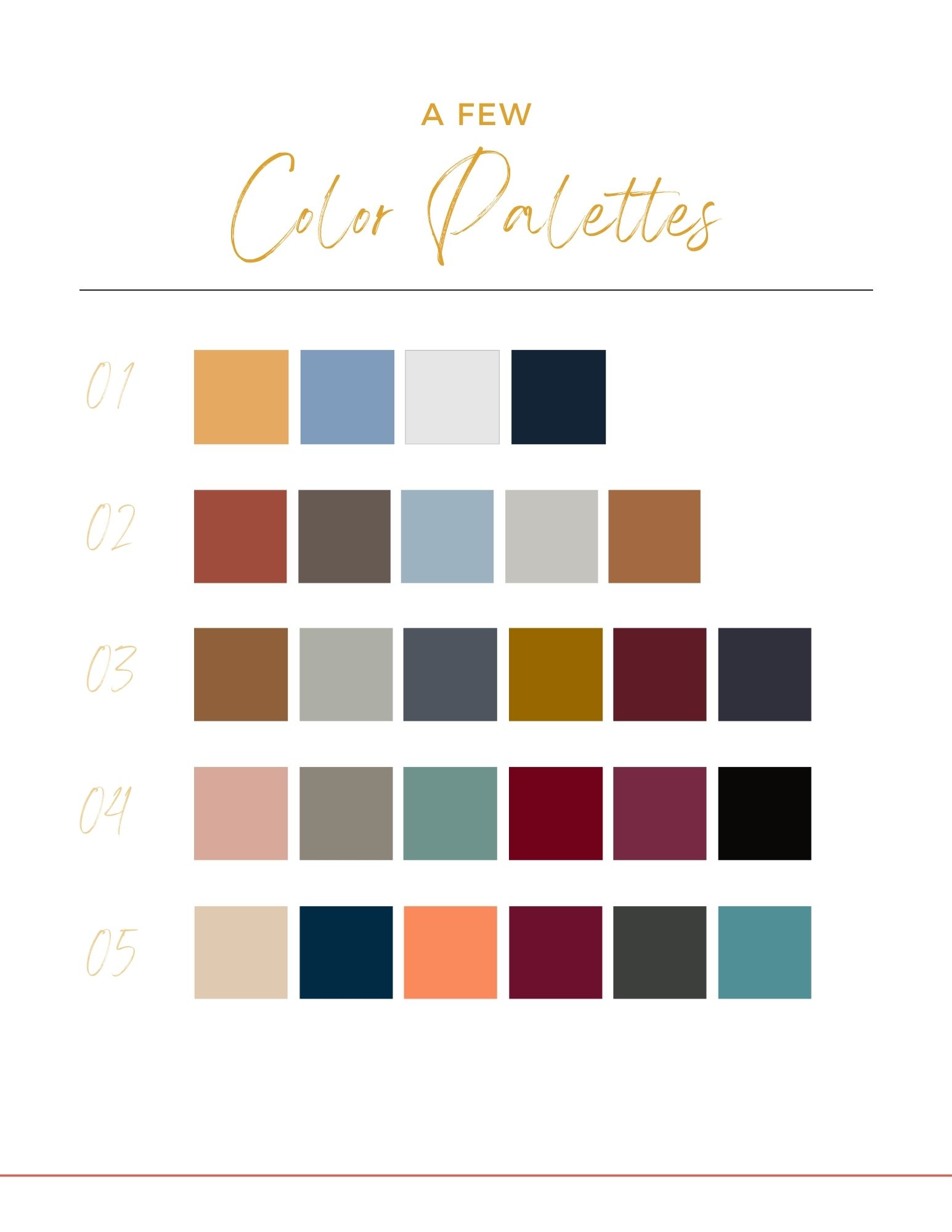 Color Palettes for family photos